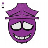 Purple Guy Five Nights at Freddys Embroidery Design